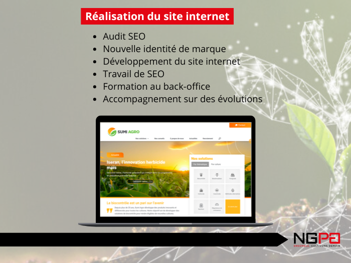 SUMI AGRO site internet